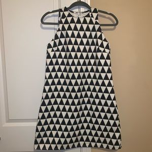 Asymmetrical Triangle Mini Dress